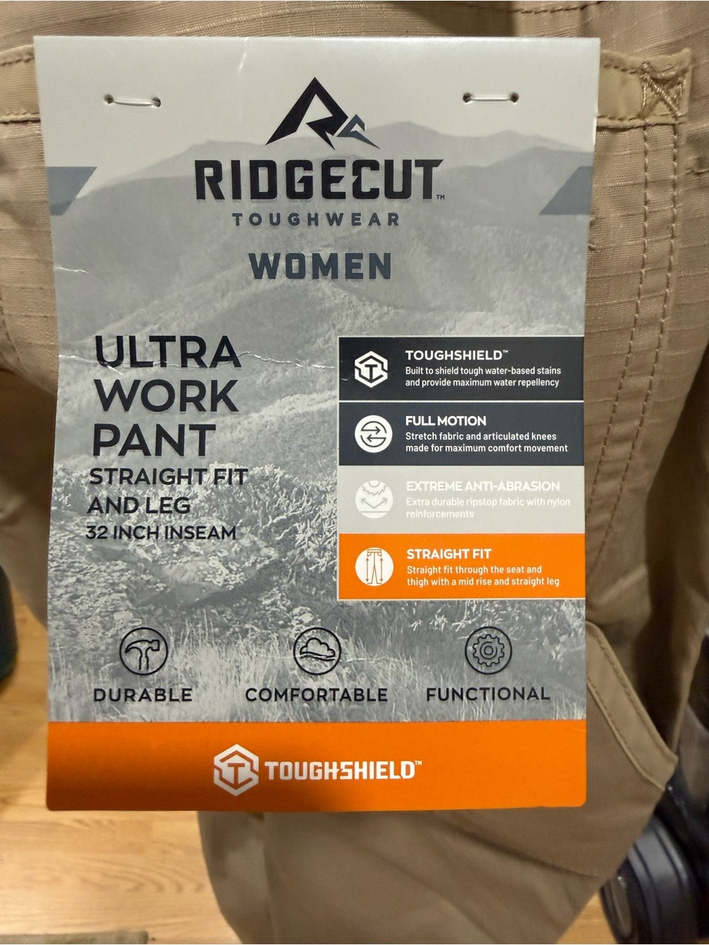 Women’s Tan Cargo Trousers - Relaxed Utility Fit - Picture 7 of 8
